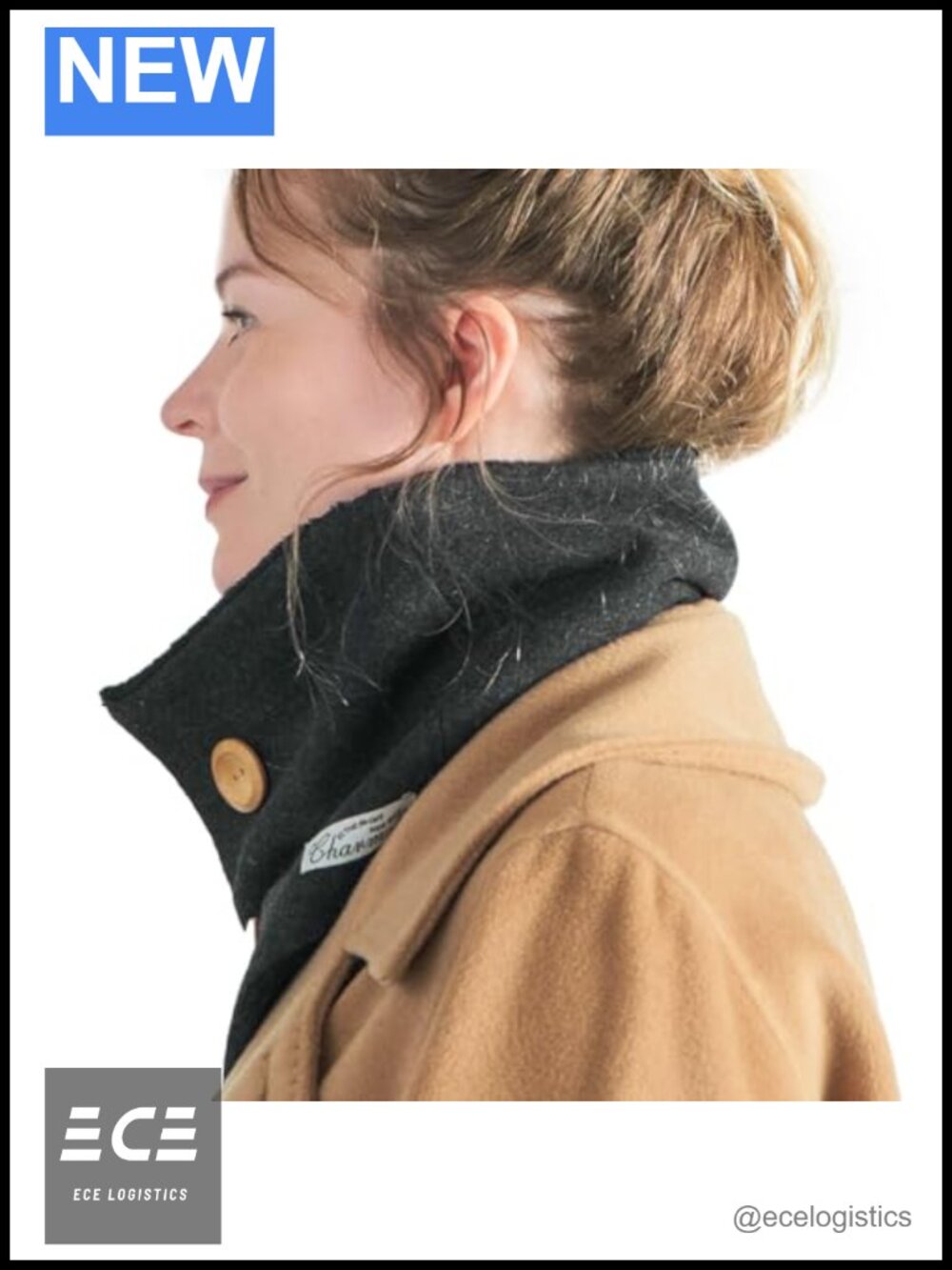 Chunky Knit Fleece Neck Gaiter Infinity Scarf Face Warmer